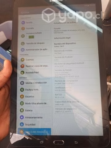 Tablet Samsung Tab E 9.6 pulgadas