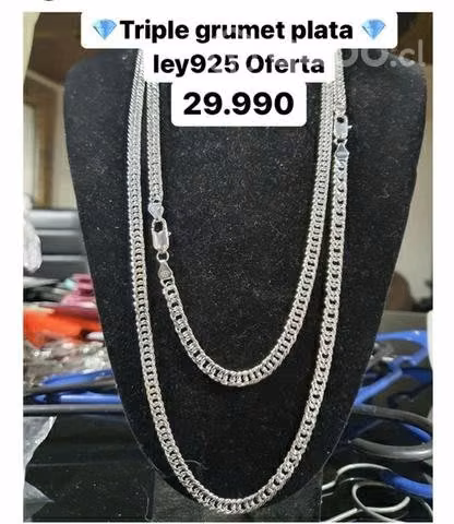 Cadenas de plata ley 925 Ofertas