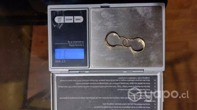 Aros oro modelo bote