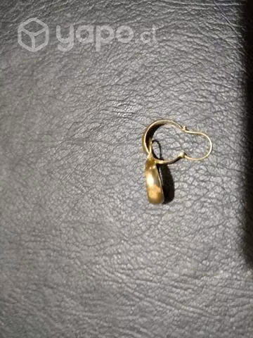 Aros oro modelo bote