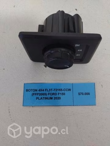 Botón 4x4 FL3T-72155-CCW Ford F150 Platinum