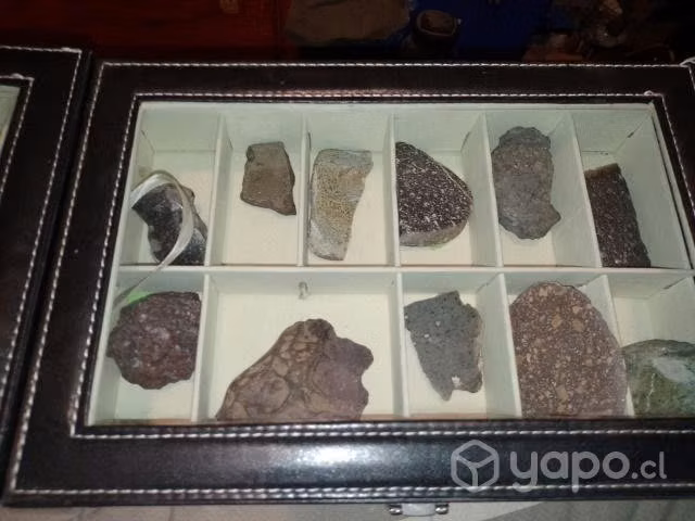 Colección muestrario 30 meteoritos conversable