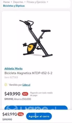 Bicicleta eliptica nueva