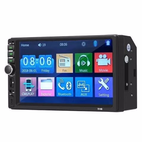 Radio Auto 2 Din Mirror Link Bt Pantalla Tactil Mp