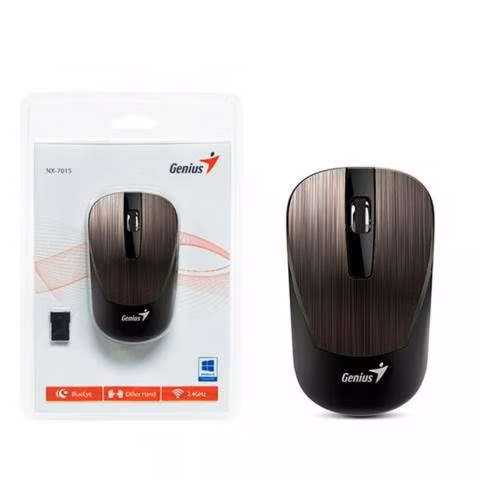 Genius Mouse inalámbrico NX-7015,BlueEye, Chocolat