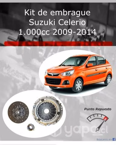 Kit de embrague Suzuki Celerio 1000CC 2009-2014