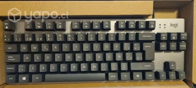 Tecla mecanico Logitech TKL K835 gris switch blue - Imagen 3