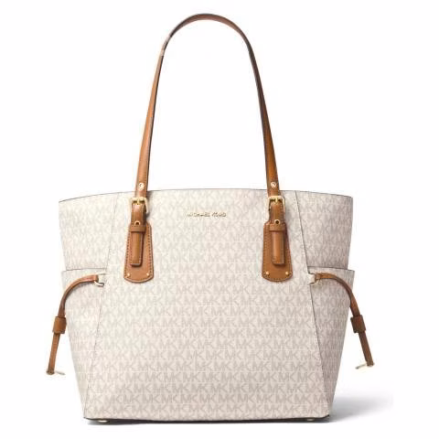 Cartera Michael Kors Voyager EastWest Tote-Vanilla