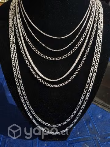 Cadenas de plata ley 925