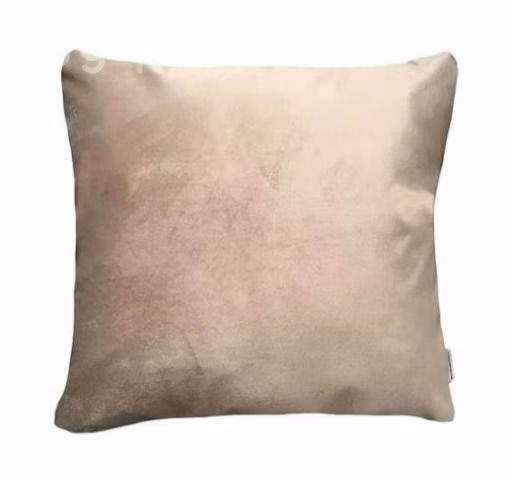 Funda De Terciopelo Para Cojin, Beige, 45x45