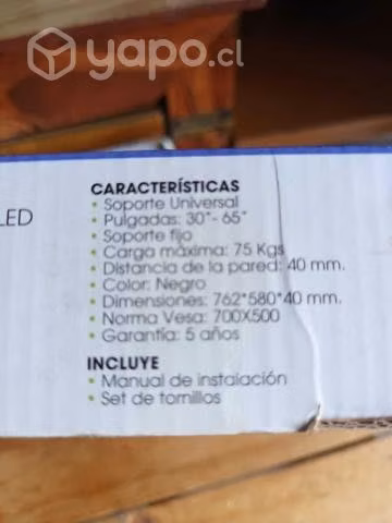 Soporte TV Ecotek 30" a 65"