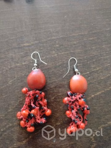 Arete Semillas Costa Rica pendiente ethno vintage