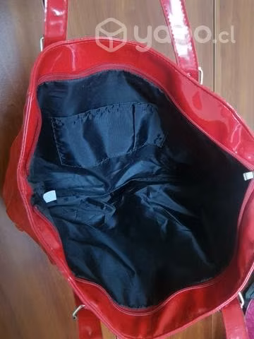 Cartera sintética roja nueva - Imagen 2