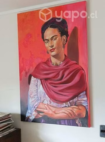 Cuadro Frida pintado a mano - Imagen 2