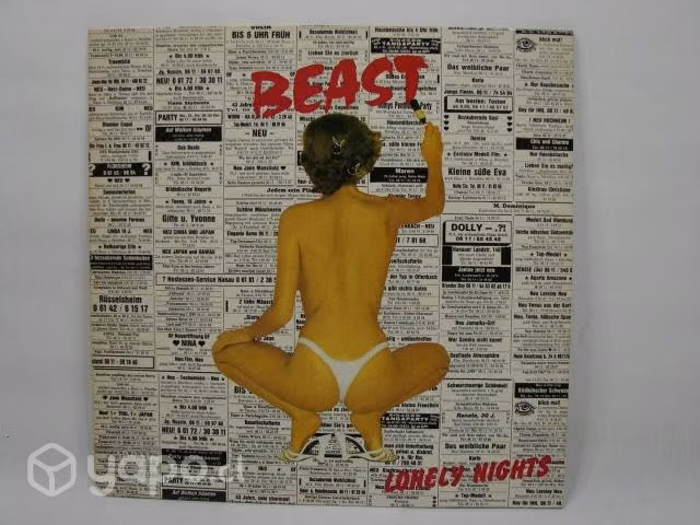 Vinilo Beast Lonely Nights 1984 Ed Alemania