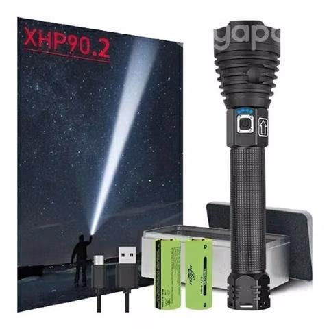 Potente Linterna Led De Carga Usb