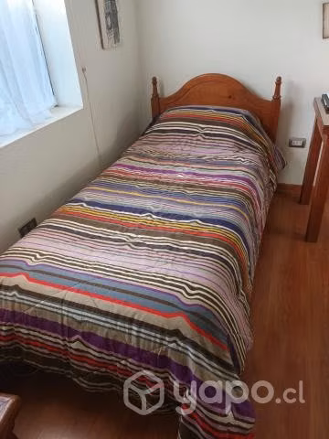 Cama 1 plaza clásica usada - Imagen 2