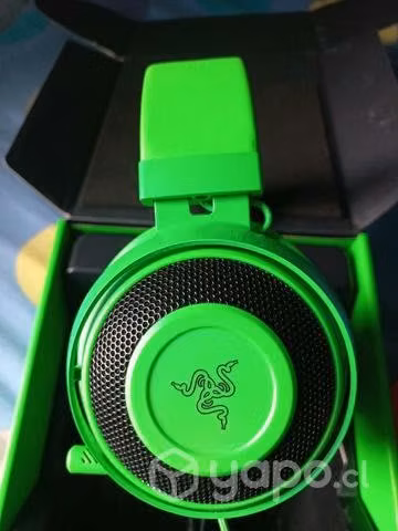 Audífonos razer kraken 7.1 green