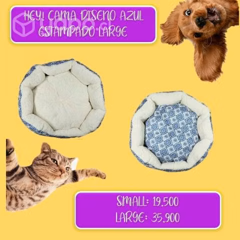 Cama para mascotas s, m , l xl
