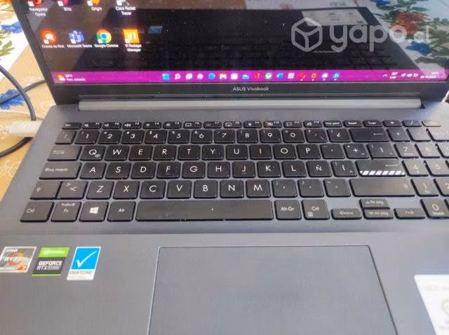 Asus vivobook 15 pro oled Ryzen7 RTX3050 - Imagen 2