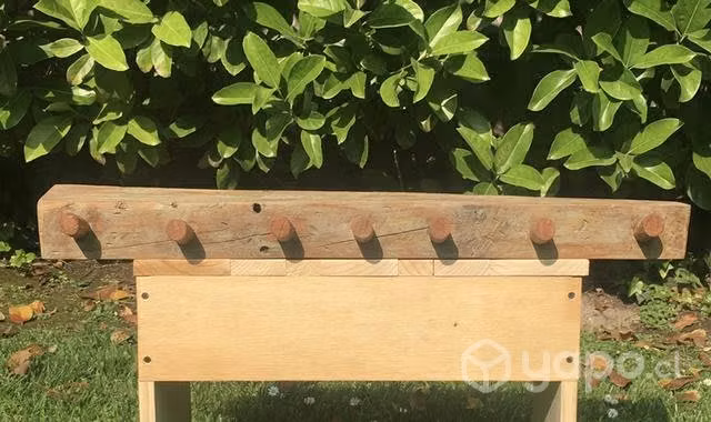 Perchero - Colgador rústico de madera - Imagen 3