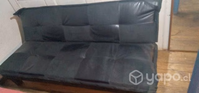 Futon 2 plaza hermoso negro