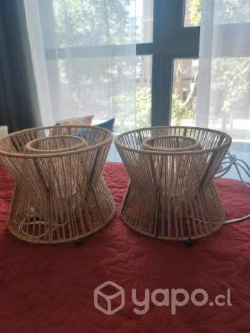 Par de lámparas velador