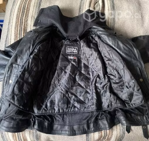 Chaqueta de cuero talla M - Imagen 5