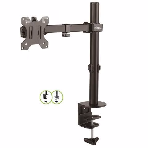 Soporte de escritorio 1 lcd hasta 32", tipo prensa