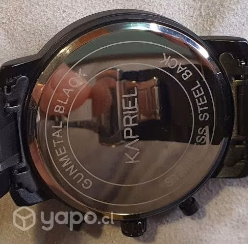 Reloj KAPRIEL GunMetal Black - Nuevo ORIGINAL