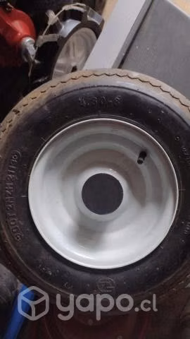 Neumatico original 4.8-8 con llanta y rodamientos