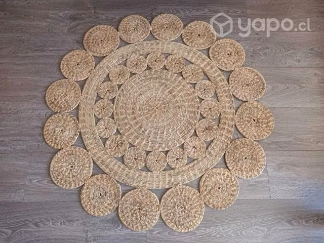 Alfombra entretejida yute - Poco Uso