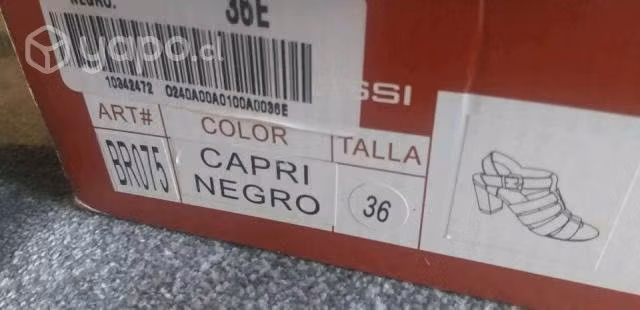 Sandalias negras - cuero- # 36-37? - Imagen 3