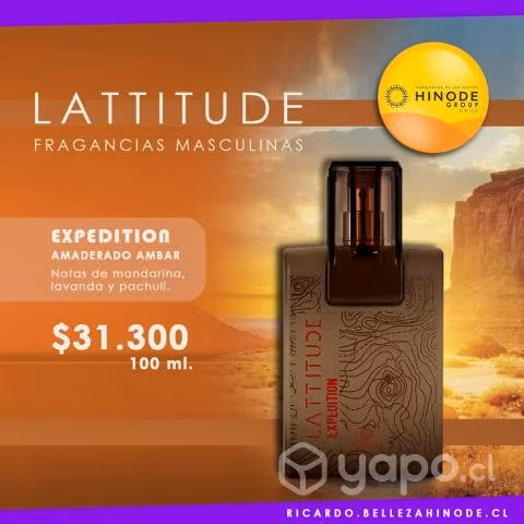 Lattitude Expedition Fragancia masculina