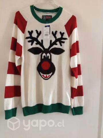 Nuevo Sweater Reno de Navidad para Mujer Marca U