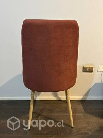 Sillas de comedor terracota homy