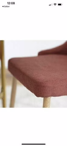 Sillas de comedor terracota homy