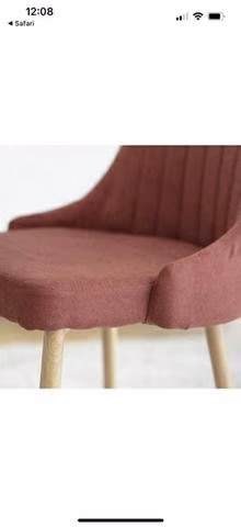 Sillas de comedor terracota homy