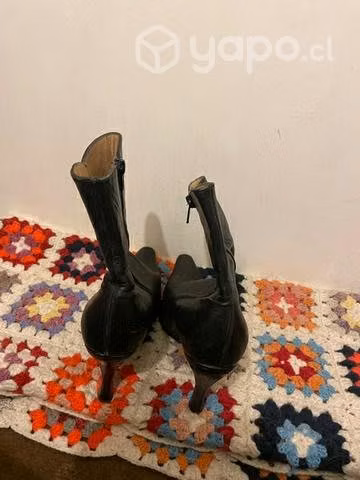 Botines cuero negro - Imagen 3