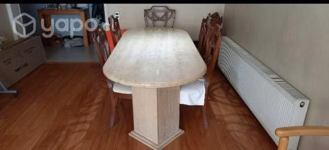 Comedor de Mármol Travertino
