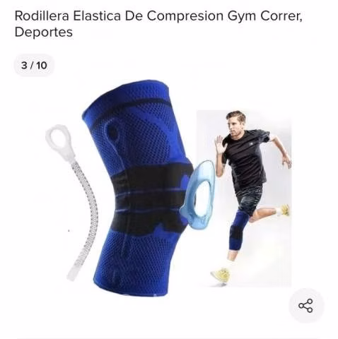 Rodillera Elastica De Compresion Gym Correr, Depor