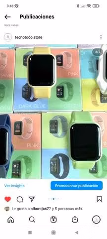 Smartwatch colores