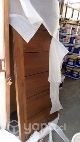 Puerta de acceso madera solida - Imagen 2