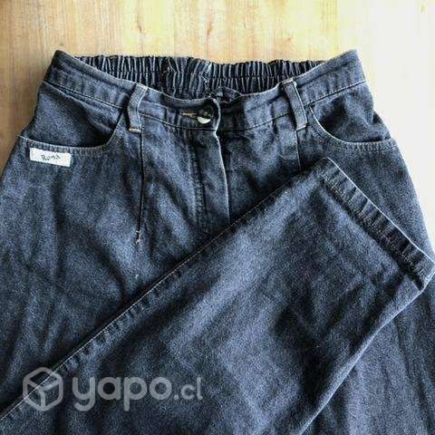 Pantalon Mom Gris - Imagen 3