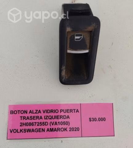 Boton Alza Vidrio Puerta Trasera Izq Amarok 2020