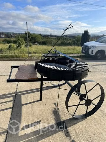Parrilla tipo carreton 1.2 metros diámetro - Imagen 5