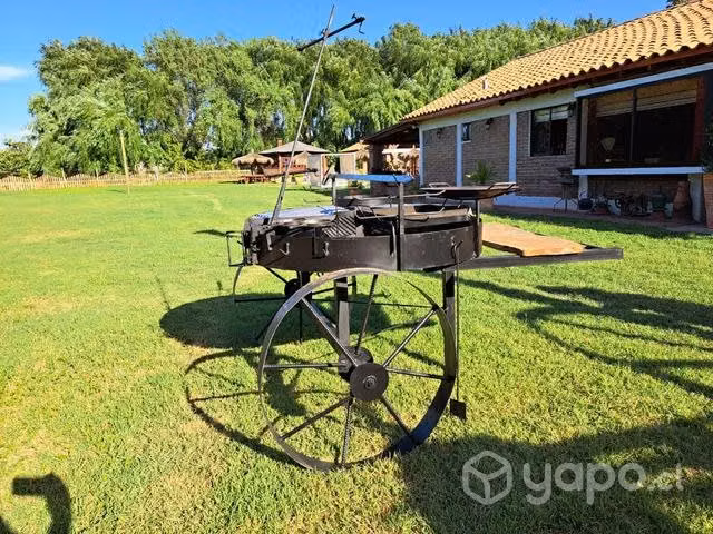 Parrilla tipo carreton 1.2 metros diámetro - Imagen 2