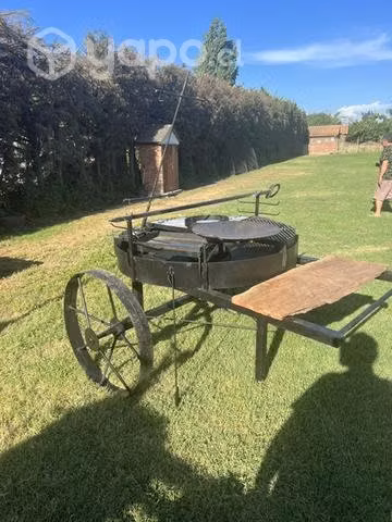 Parrilla tipo carreton 1.2 metros diámetro - Imagen 3