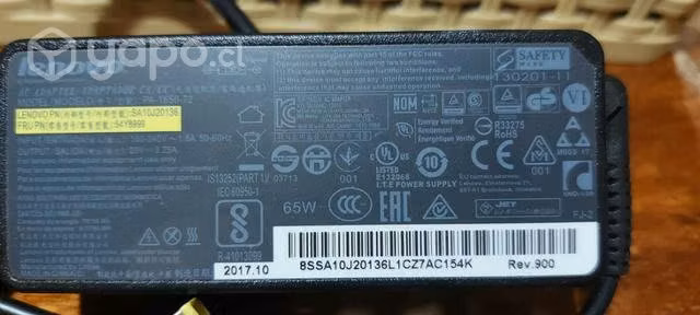 Cargador lenovo original - Imagen 2
