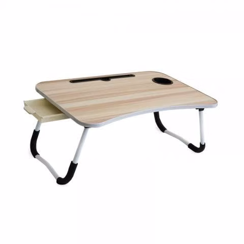 Mesa de cama plegable notebook con compartimiento